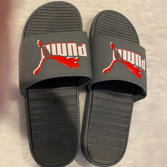 Puma Cool Cat Men’s Slide Sandals Like New.    Tote OO - Picture 3 of 5